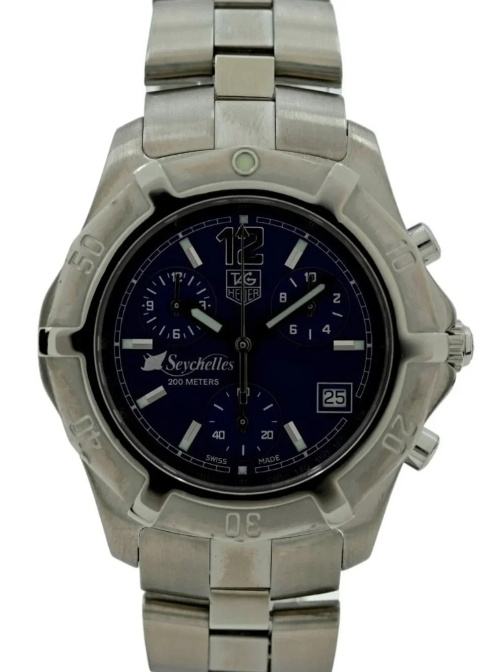 Tag Heuer 39mm Men's Seychelles Blue Limited Edition Exclusive Watch Ref CN111D!